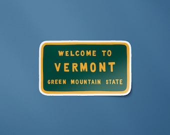 Vermont Sign Sticker