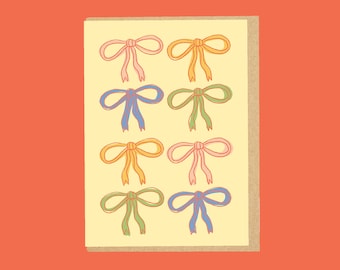 Bows Greeting Card