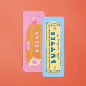 Bread and Butter Double-Sided Bookmark