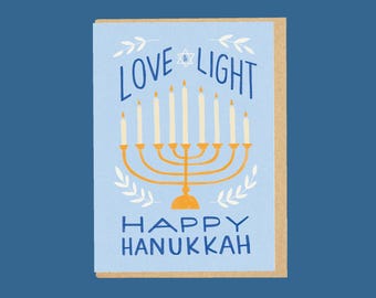 Happy Hanukkah Holiday Card