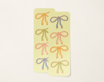 Coquette Bows Double-Sided Bookmark