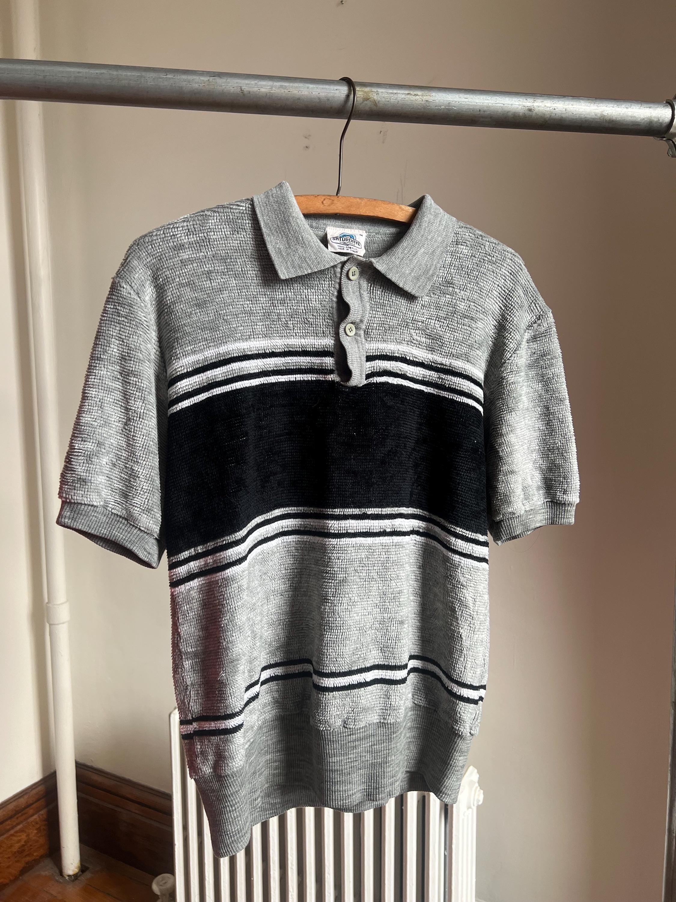 80s Terry Cloth Polo - Etsy