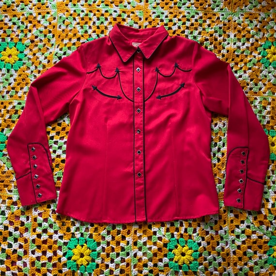 Vintage 90’s Scully pearl snap western shirt