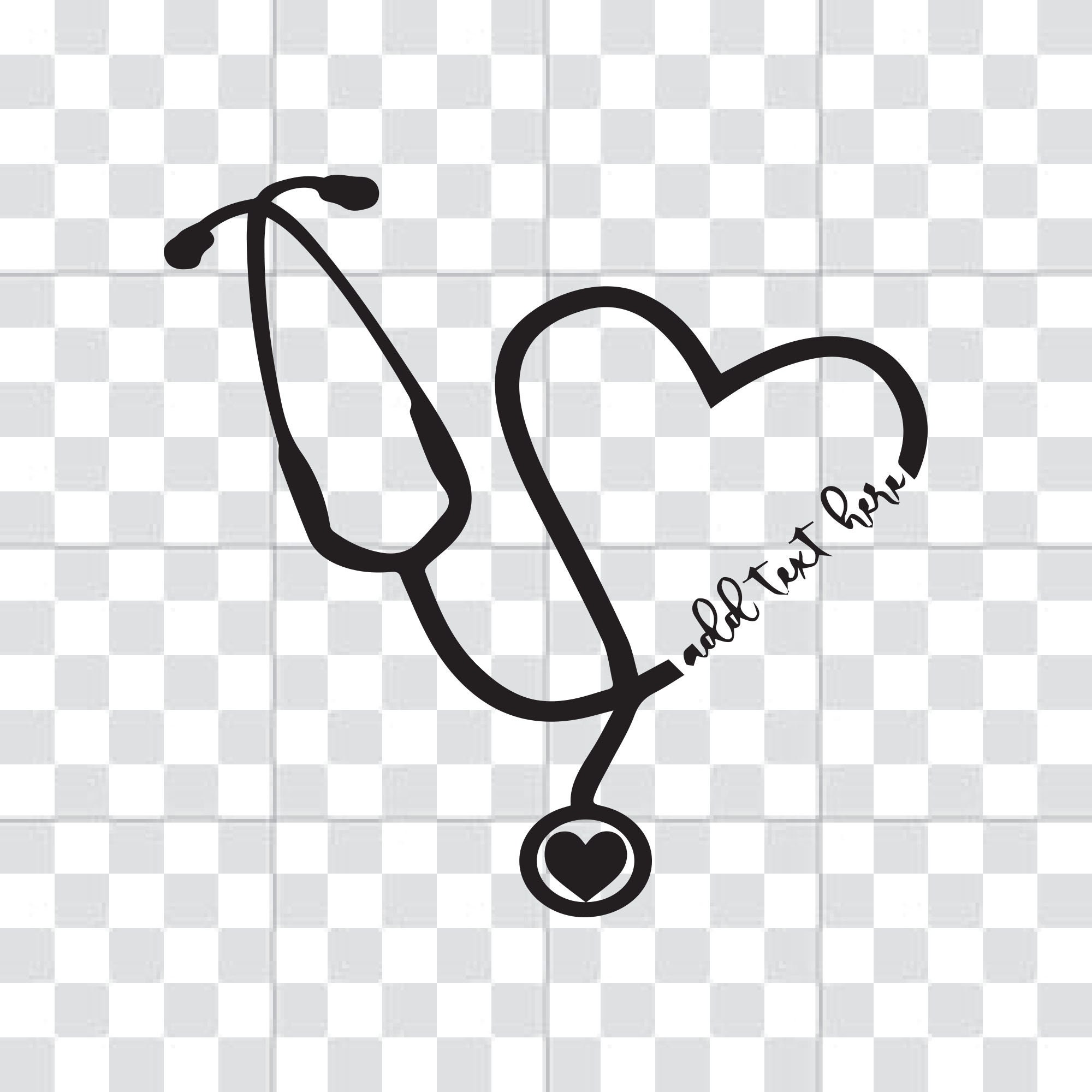 Stethoscope Heart Svg Heart Svg Medical Svg Nurse Svg Doctor Svg ...