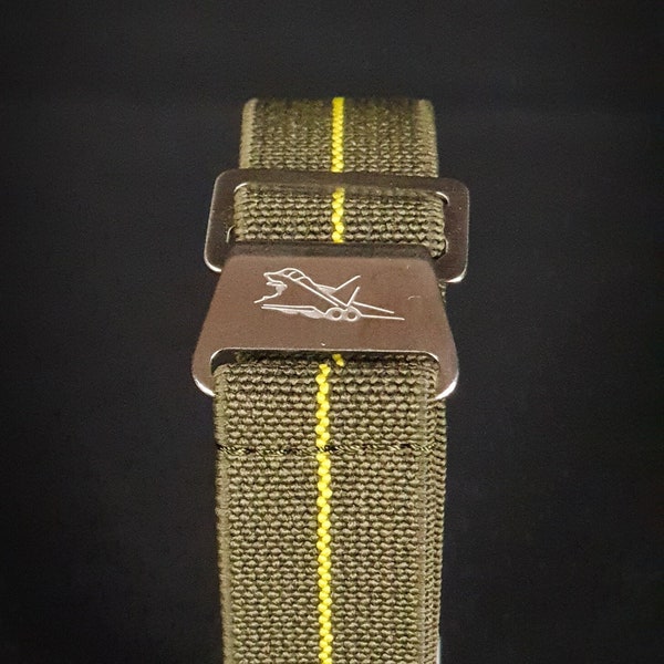 Bracelet Marine Nationale Rafale pour Montre 22mm Armée de l'Air Militaire MR