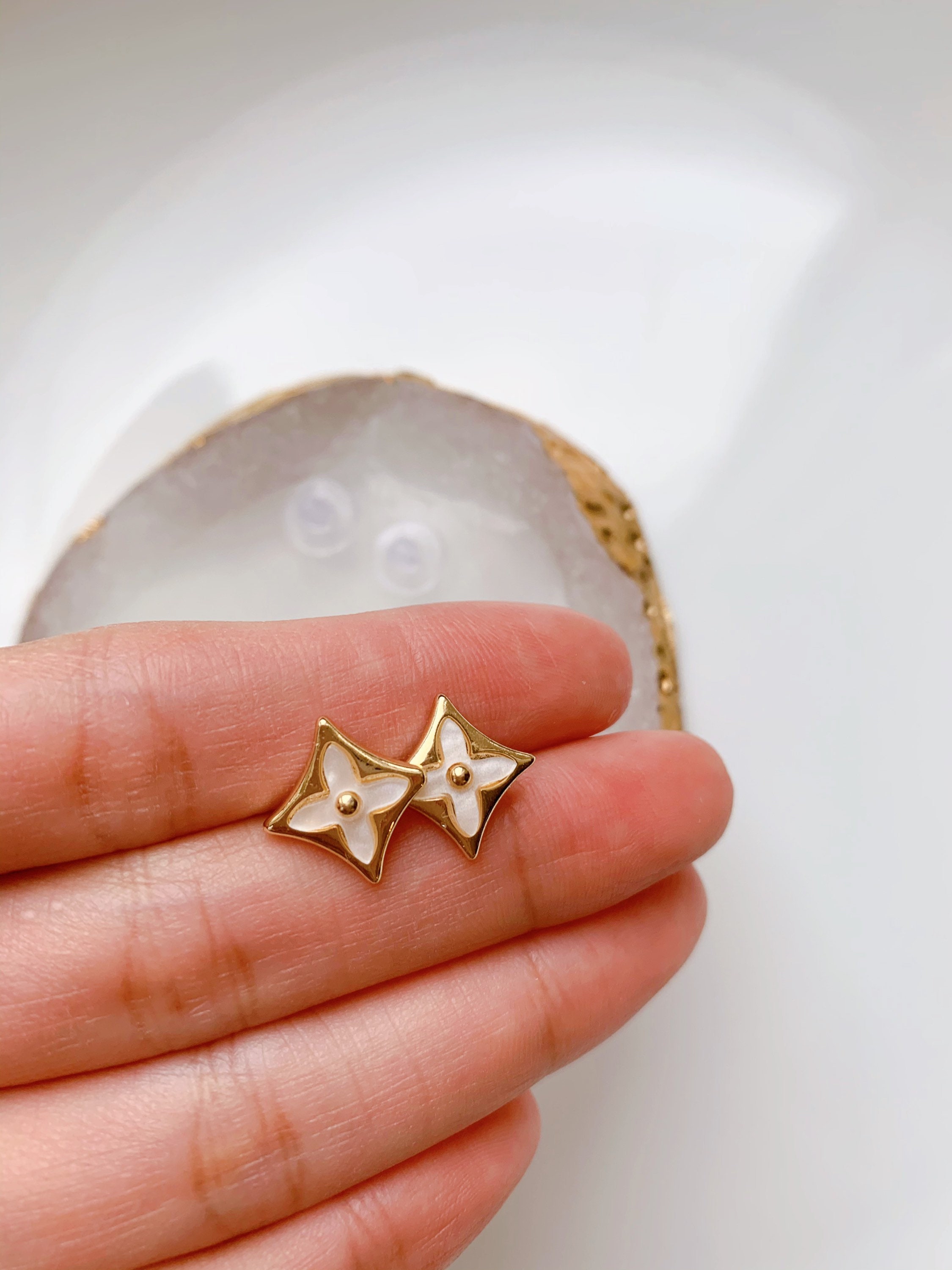 designer inspired stud earrings