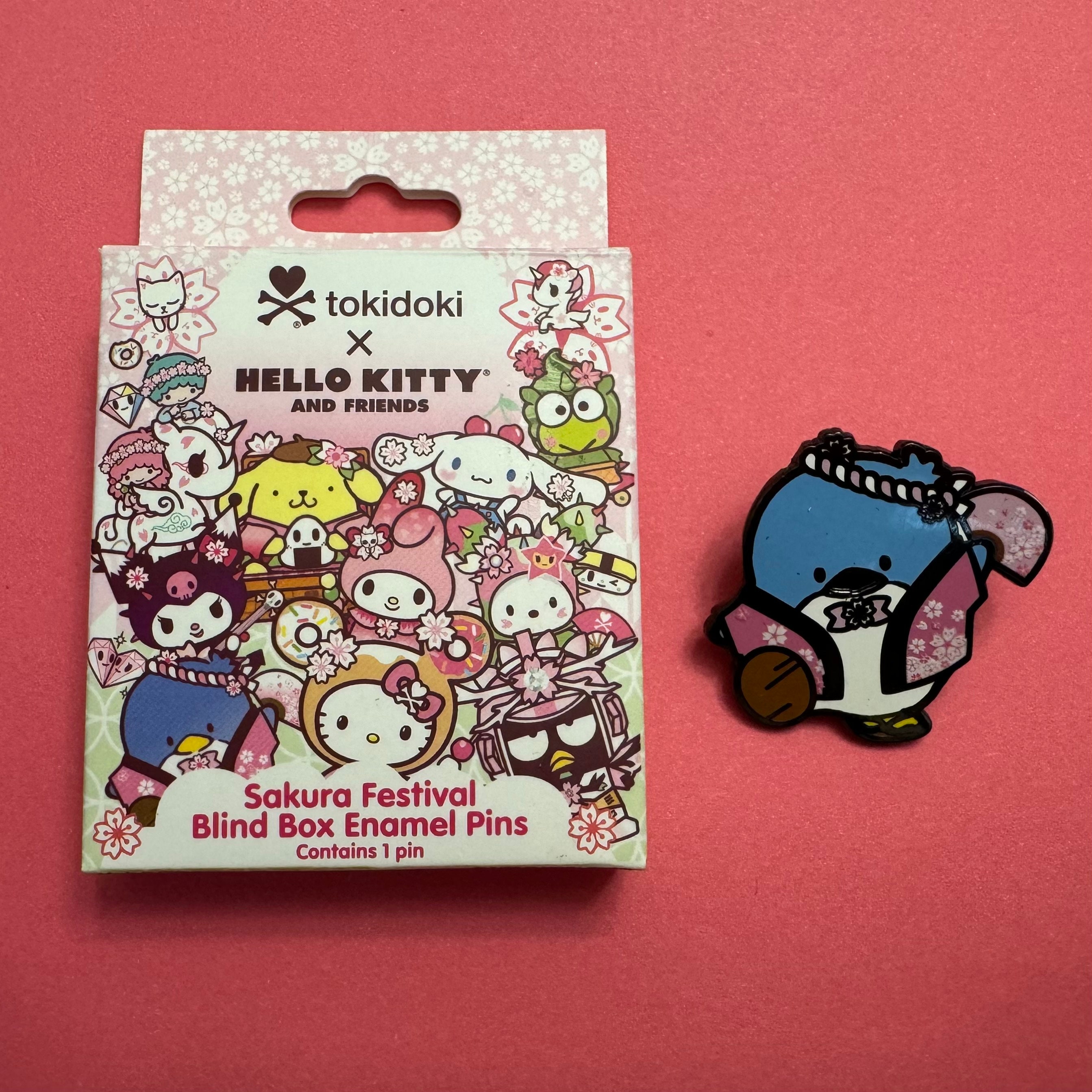 Tokidoki Pin Tokidoki X Hello Kitty Sakura Festival Blind Box Enamel Pins - Etsy