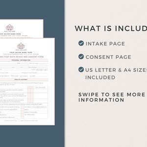 Ionic Foot Bath Intake Canva Templates Foot Detox Consent Postoperative ...