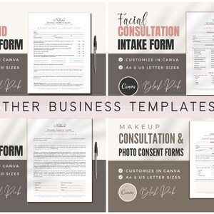 Massage Intake Form: Client Consultation, Canva Template (Digital Download) image 9