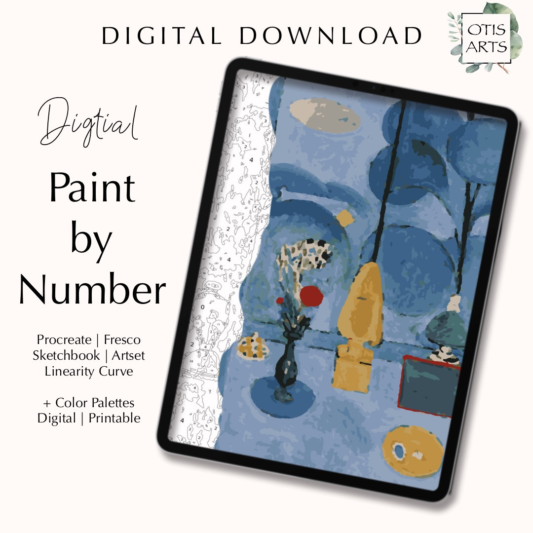 Paint by Numbers for Adult Kits Still Life with Nutcracker Painting by  Henri Matisse DIY Painting Paint by Numbers Kits On Canvas