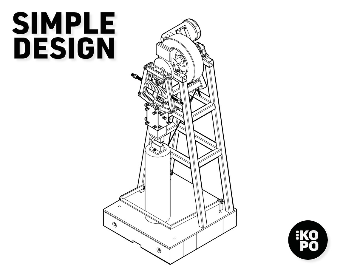 POWER HAMMER Plans Dxf Files Included KOPO Project Etsy