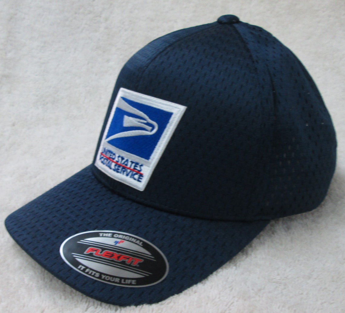 USPS Flexfit Athletic Mesh Cap Etsy