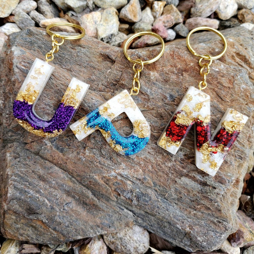 Resin Letter Gem Stone Inspired Geode Keychain Etsy large-resin-letter-with-mounting-etsy