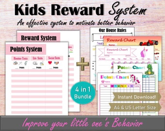 Beloningsschema voor kinderen Beloningssysteem voor peuters en kleuters, Gedragsschema voor kinderen Zomerschema, PDF Chore Chart Kids, Family House Rules