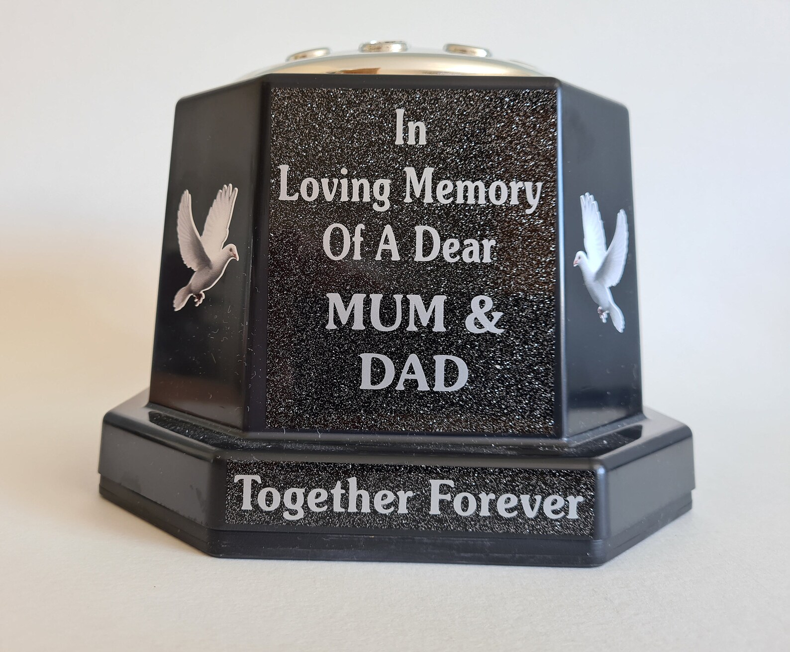 UK Made Memorial Vase MUM & DAD Pot In Loving Memory Of A Dear Etsy