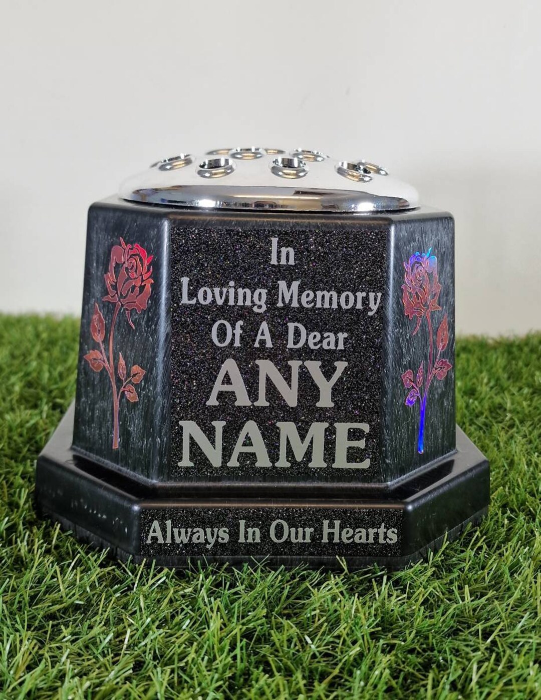 Memorial Flower Vase Personalised Graveside Flower Planter Etsy UK