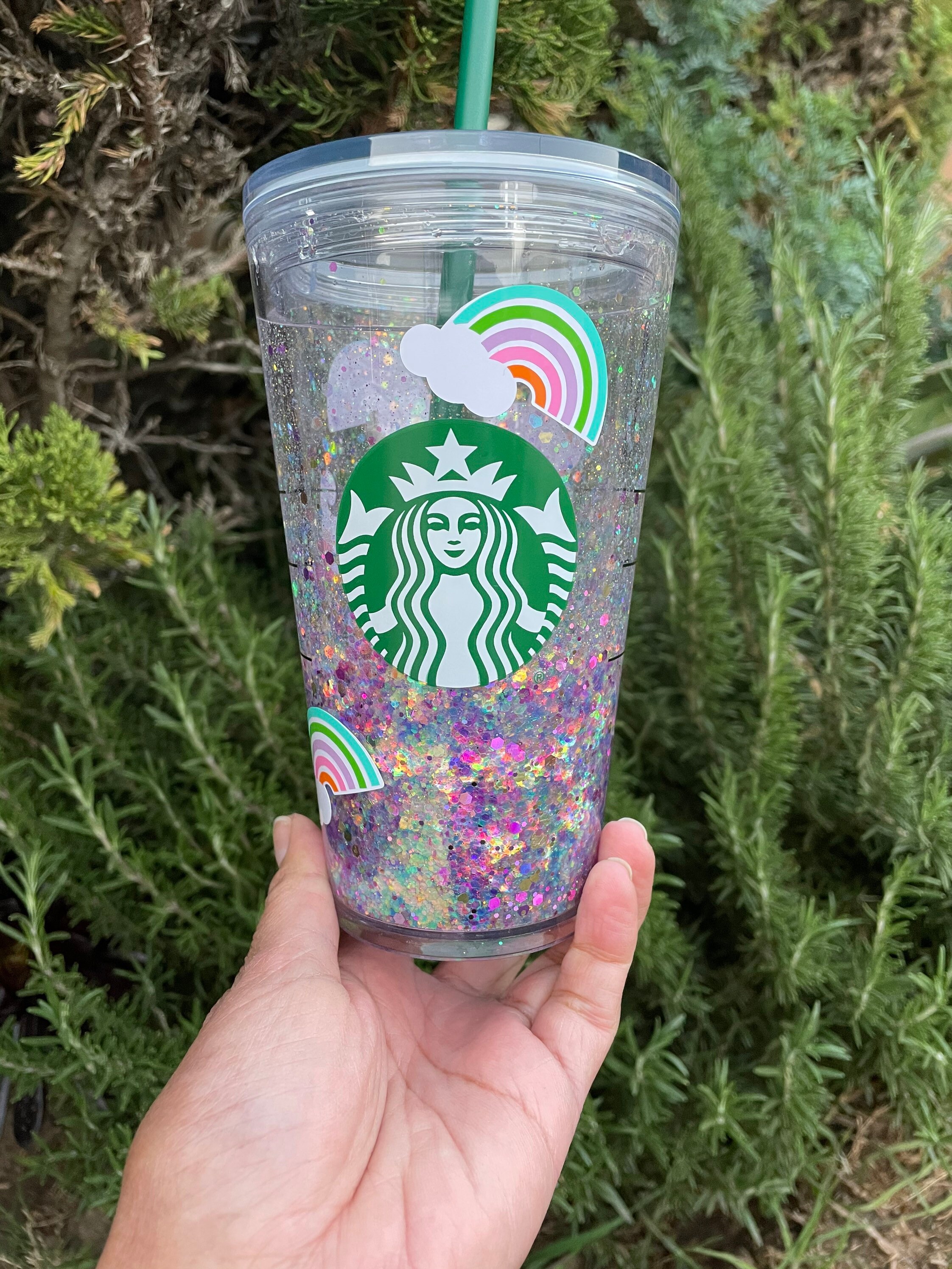 Unicornio Starbucks Snowglobe Tumbler 16oz Etsy España