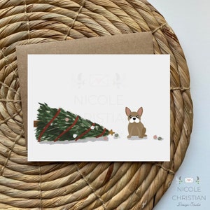 Pet Christmas card, funny dog Christmas card, Christmas dog greeting card, christmas card from the dog, holiday card from the dog