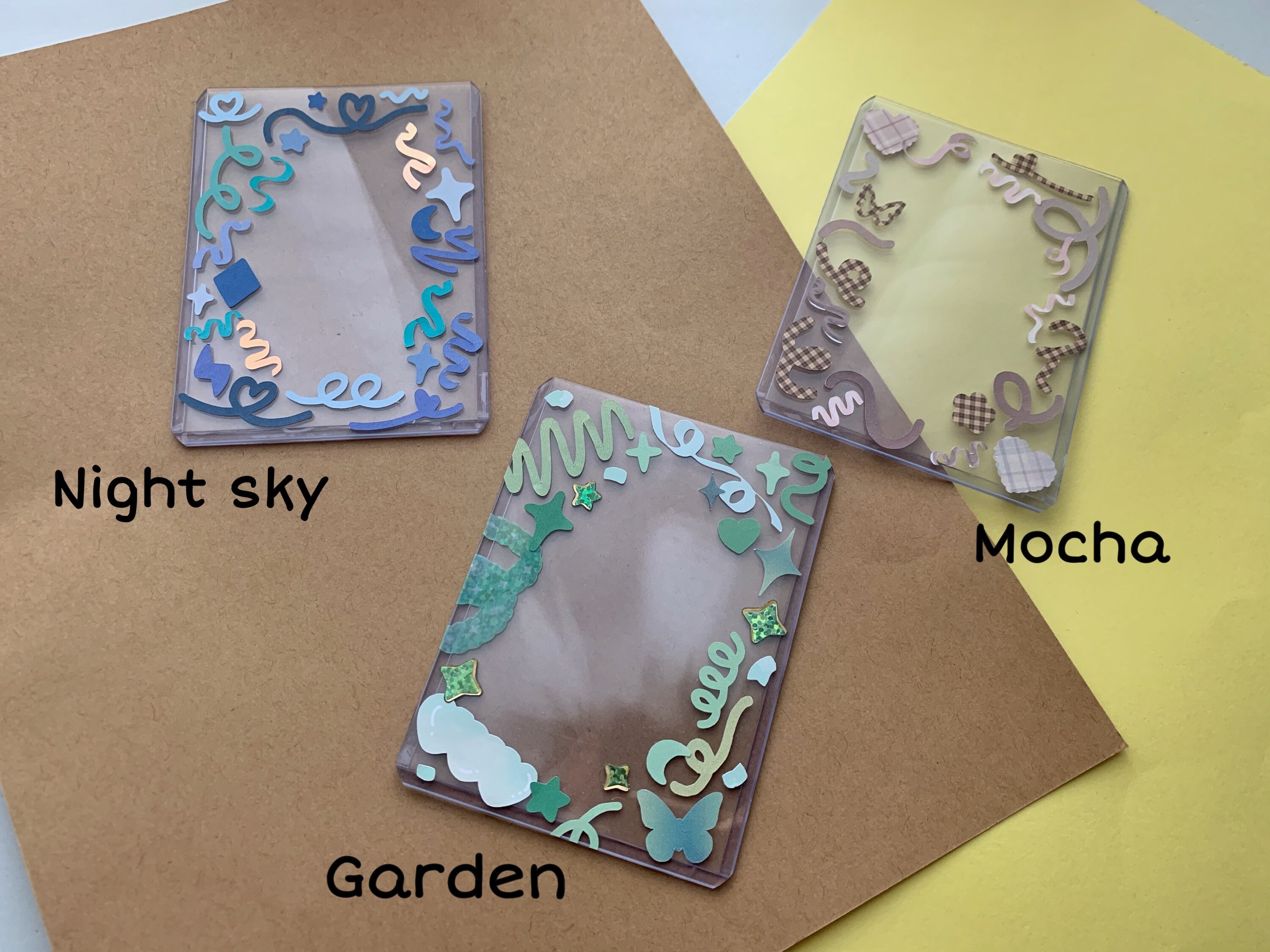 3x4 Decorated Card Toploaders Etsy