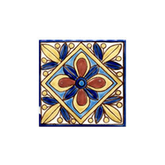 Decorative Ceramic Tiles Hand Painted Indoor & Outdoor Floor Etsy