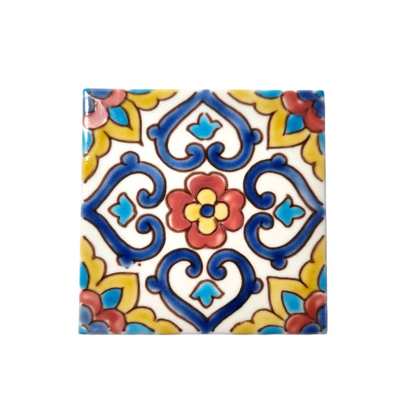 Green Spanish Tiles Etsy