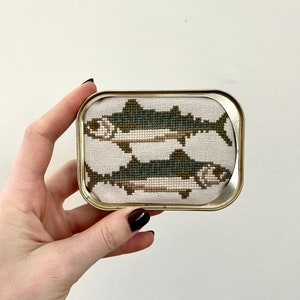 Sardines Cross Stitch Pattern