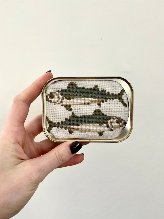 Sardines Cross Stitch Pattern