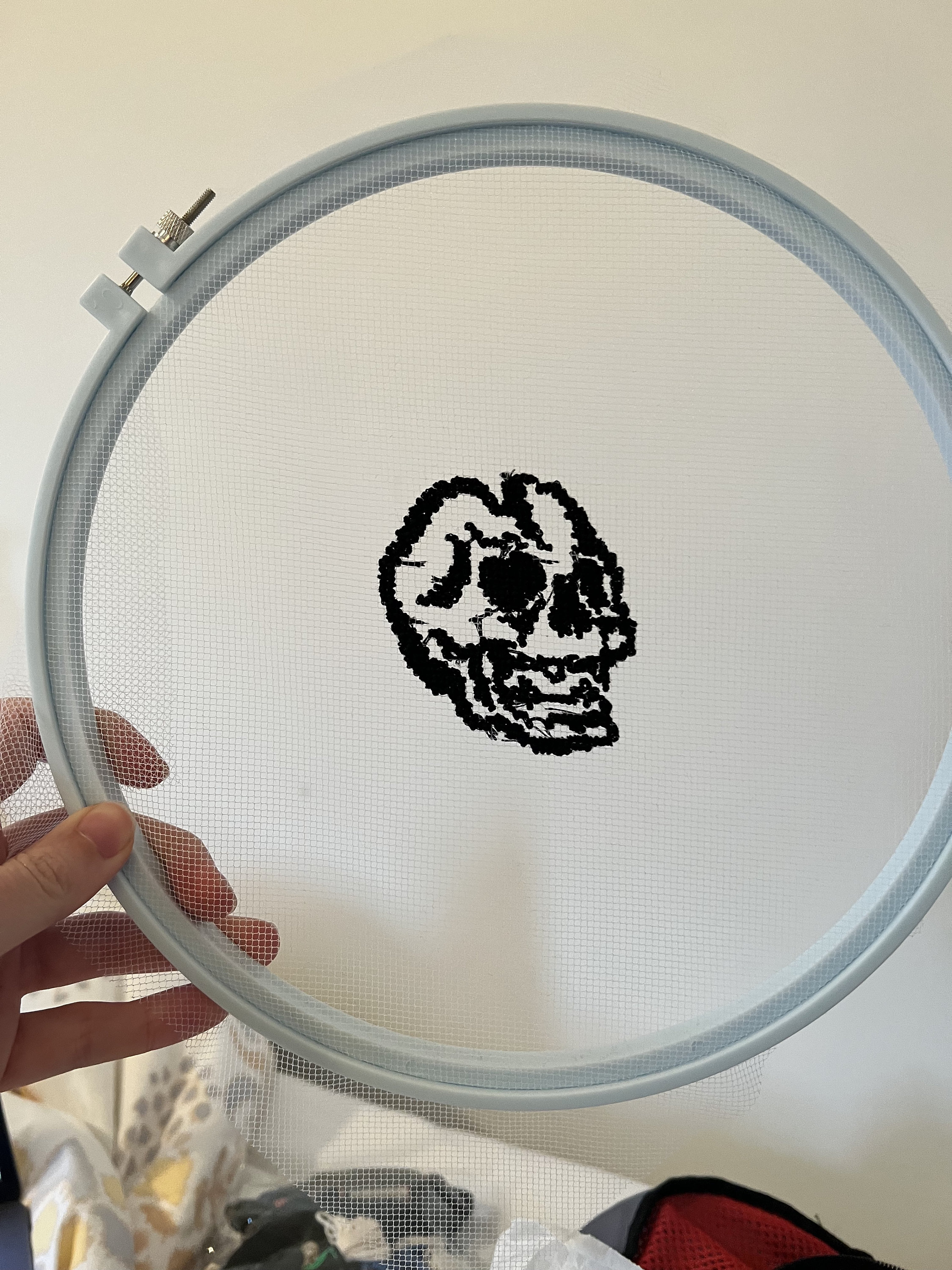 Skull Cross Stitch Pattern Etsy