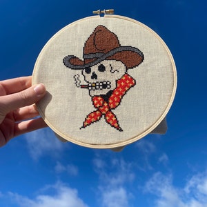 The Lone Ranger cross stitch pattern.