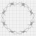 Barbed Wire Wreath- Cross Stitch Pattern