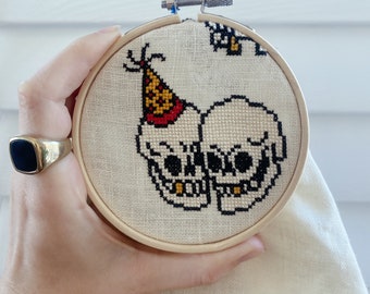 The Birthday Party. Cross stitch pattern.
