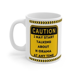 K Drama Becher, Lustige Teetasse, Lustige Kaffeetasse, Geschenke für Sie, Geschenke für koreanische Dramatrinker, koreanisches Fernsehen, Süße Tasse, TeeGeschenk