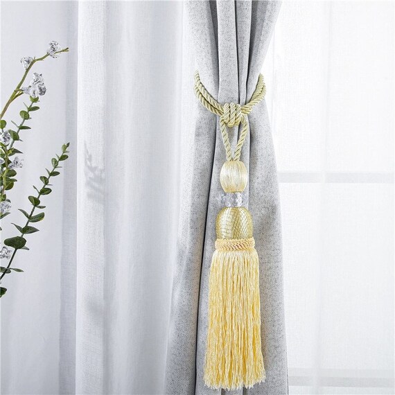 Luxury Tassel Curtains Accessories Tiebacks for Curtains Etsy