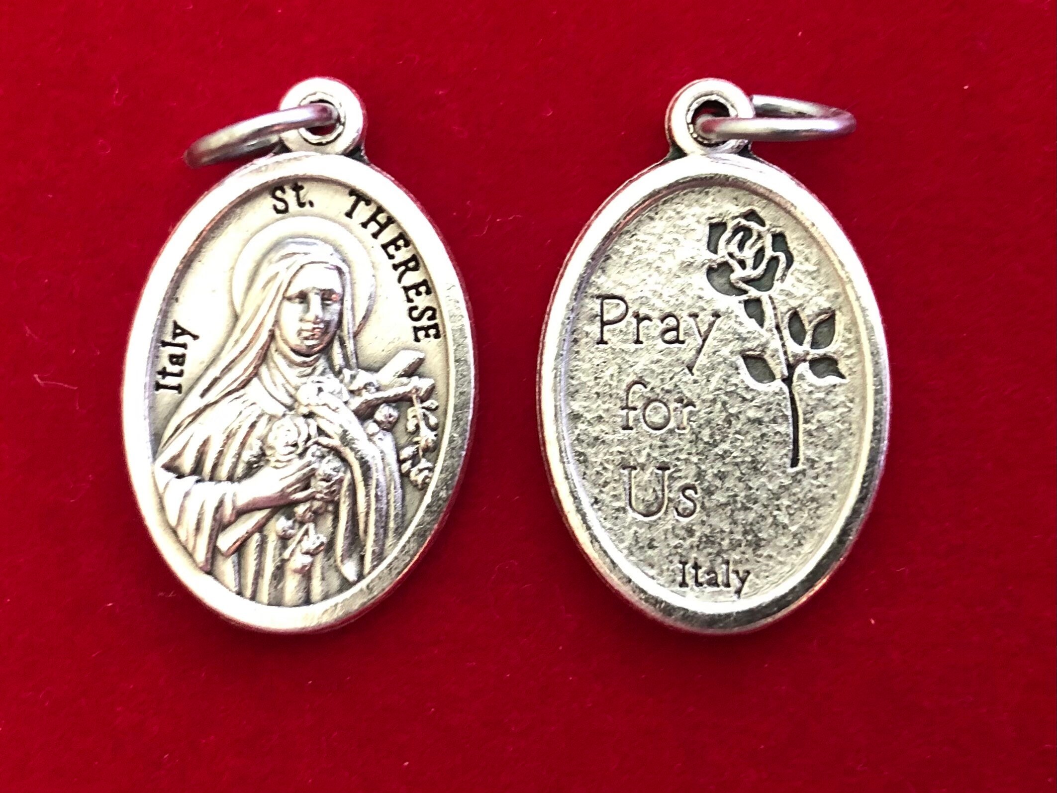 Saint Therese of Lisieux Relic Medal Pack - Third Class Relic Holy