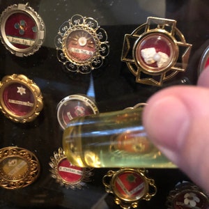 Relic Holy Anointing Oil (Can be touched to over 175 relics of Our Lord and the Saints) - Pick Your Saint!