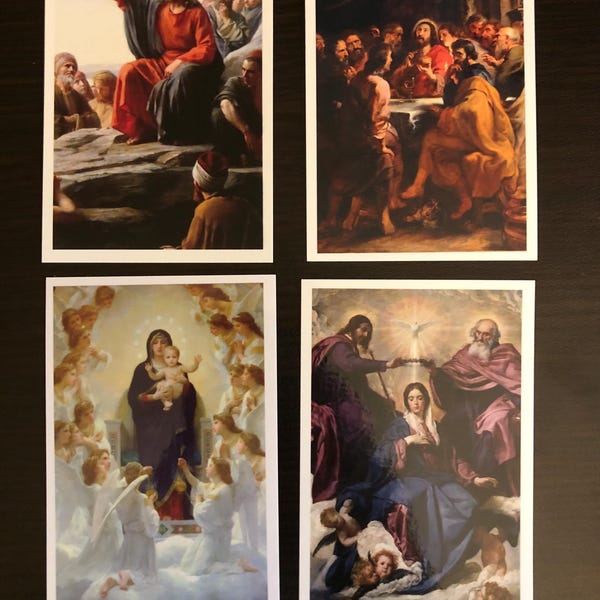 Card Stock Prayer Card - Pick Your Saint - Six Card Pack, Non-relic