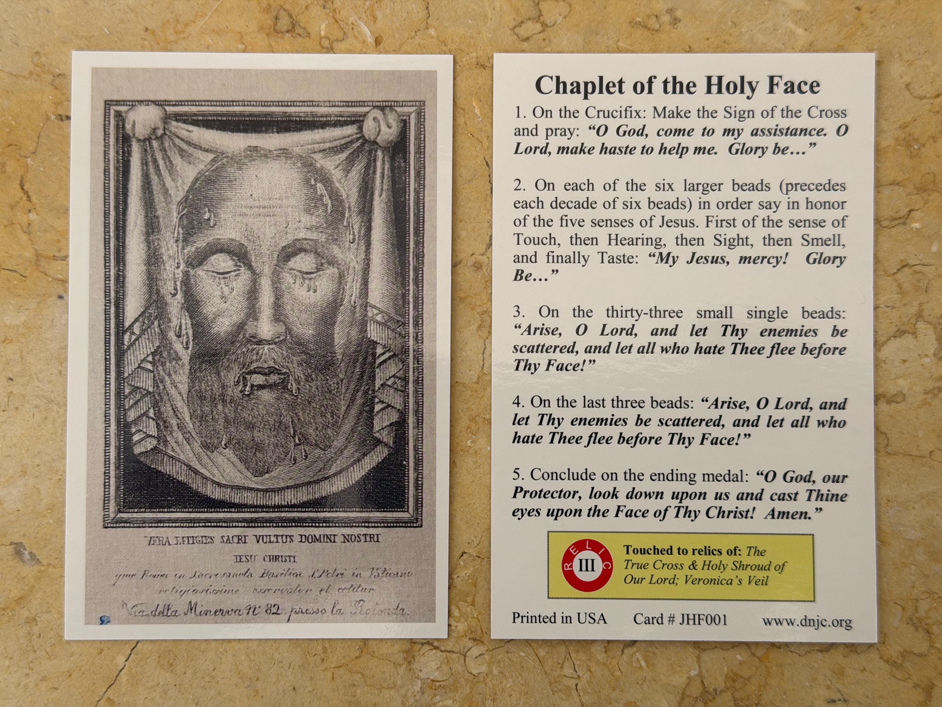 Shroud of Turin Holy Card - Etsy