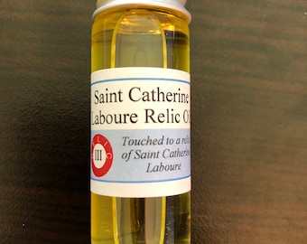 Saint Catherine Laboure Devotional Relic Holy Oil (Touched to a first class relic of Saint Catherine Laboure of the Miraculous Medal)