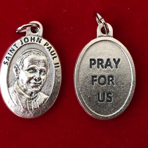 Saint John Paul II Relic Medal Pack - Third Class Relic Holy Card ...