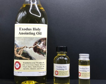 Exodus 30 Holy Anointing Oil (Touched to over 175 relics of Our Lord and the Saints) Exodus 30:22-25