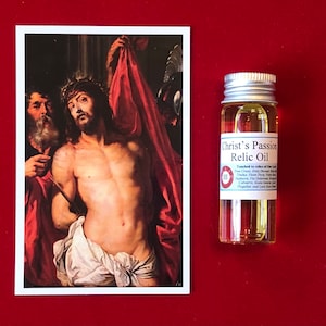 Jesus Passion Relics Relic Holy Oil Pack (Touched to relics of Our Lord's Passion)