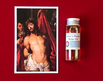 Jesus Passion Relics Relic Holy Oil Pack (Touched to relics of Our Lord's Passion)