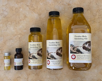 Exodus 30 Holy Anointing Oil (Touched to over 600 relics of Our Lord and the Saints) Exodus 30:22-25