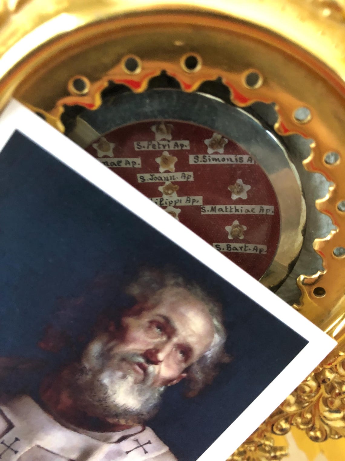 Saint Peter the Apostle Third Class Relic Holy Cards (touched to a ...