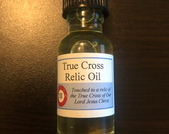 True Cross Relic Holy Oil Pack (Touched to a piece of the True Cross of Our Lord Jesus Christ)
