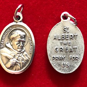 Saint Albert the Great Relic Medal Pack - Third Class Relic Holy Card ...