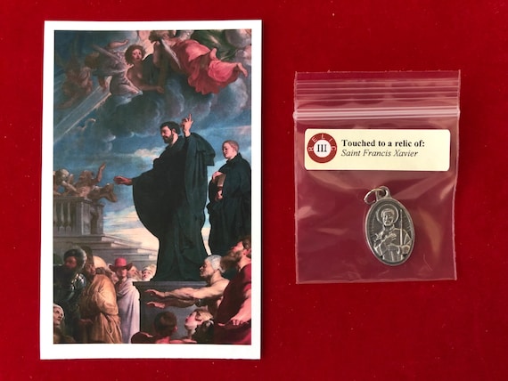 Saint Francis Xavier Relic Medal Pack - Third Class Relic Holy