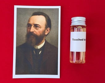 Saint Bartolo Longo Devotional Relic Holy Oil Pack (Touched to a sacred relic of the Saint)