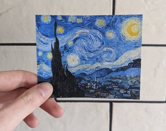 Famous Art Pack Starry Night /& The Wave DIY Paper Kit
