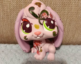 Hasbro LPS Littlest Pet Shop Jumbo Deco Purple Bunny Rabbit